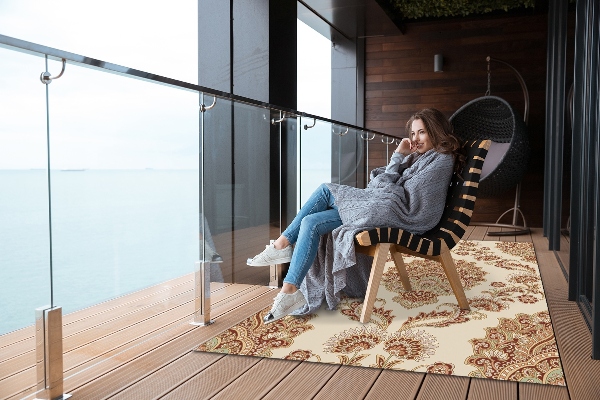 Tapete de exterior grandes Estilo paisley