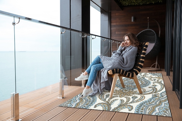 Tapete de exterior grandes Textura paisley