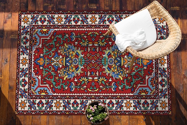 Tapete de exterior grandes Estilo persa antigo