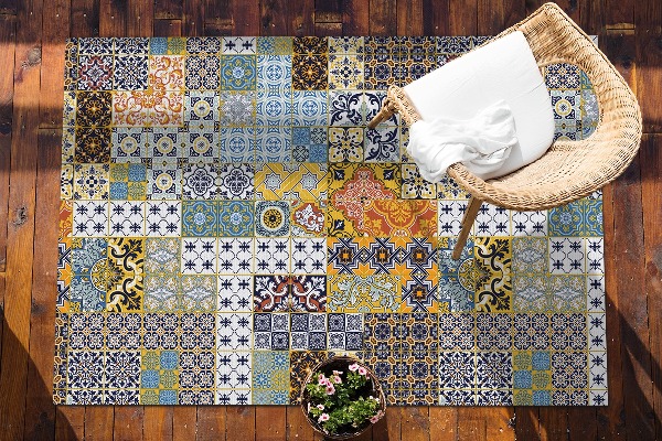 Tapete exterior Mosaico abstrato