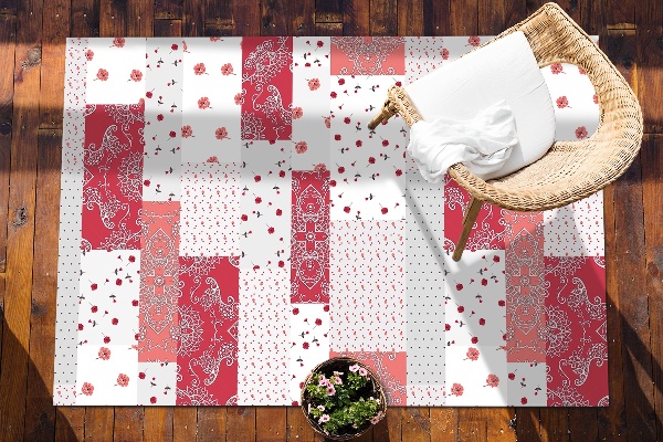 Tapete exterior Mosaico floral