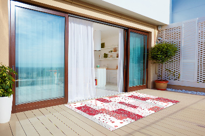 Tapete exterior Mosaico floral