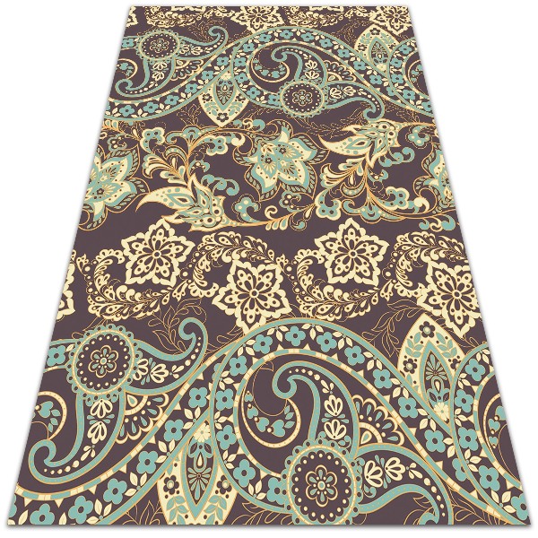 Carpete de exterior Paisley estilo asiático