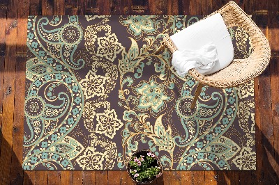 Carpete de exterior Paisley estilo asiático