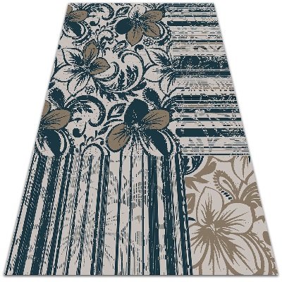 Tapete exterior Flores e linhas