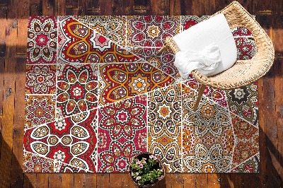 Tapete exterior Patchwork étnico