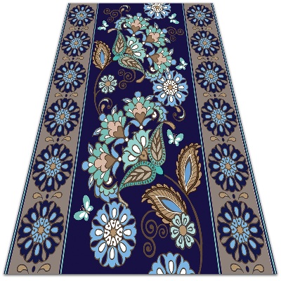 Tapete de exterior grandes Ornamento floral