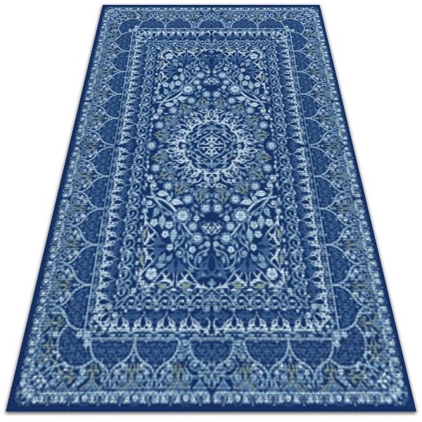 Carpete de exterior Estilo antigo azul