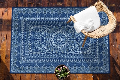 Carpete de exterior Estilo antigo azul
