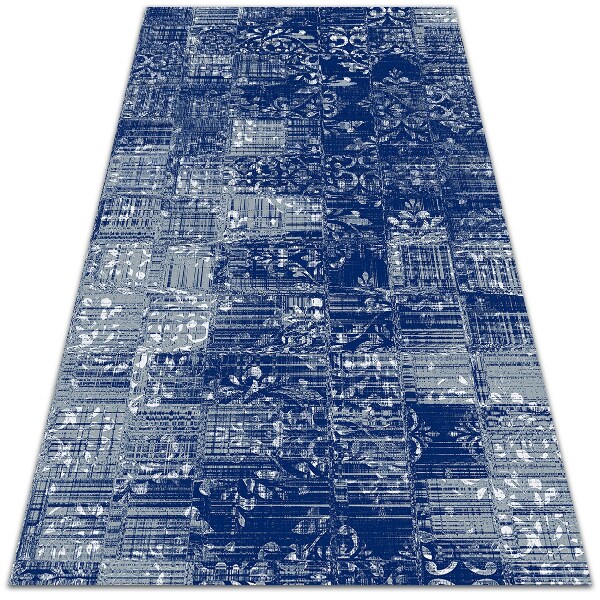 Tapete de exterior grandes Azulejos caóticos