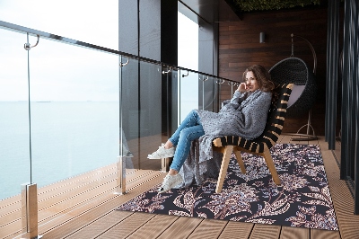 Carpete de exterior Estampa paisley