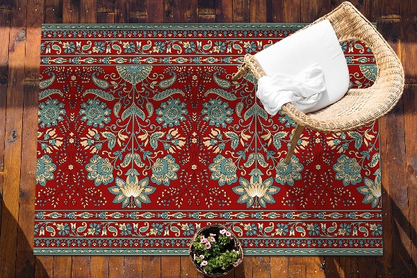 Tapete de exterior grandes Flores paisley
