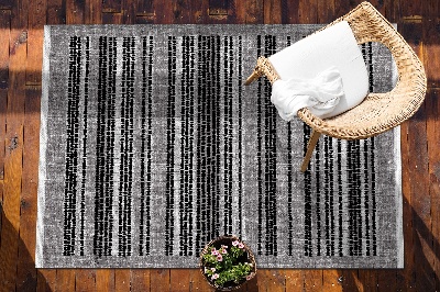 Tapete de exterior grandes Riscas pretas