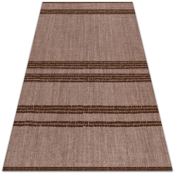 Carpete de exterior Castanho em linha