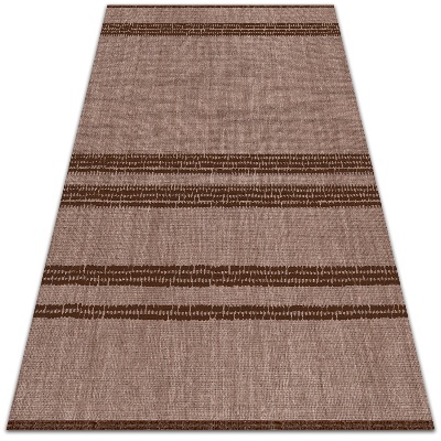 Carpete de exterior Castanho em linha
