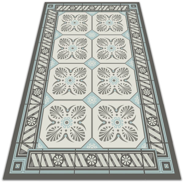 Tapete de exterior grandes Azulejos vintage