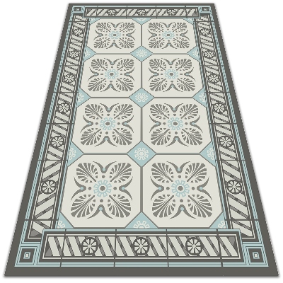 Tapete de exterior grandes Azulejos vintage