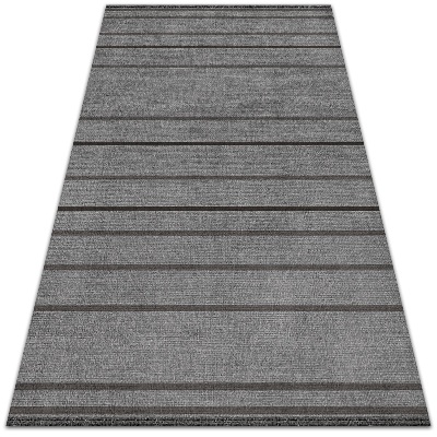 Carpete de exterior Riscas cinzentas
