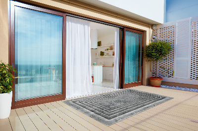Carpete de exterior Moldura de betão