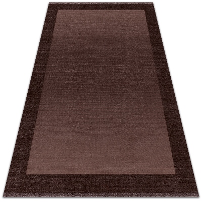 Tapete exterior Moldura castanha