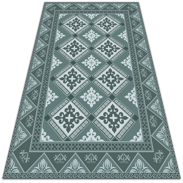 Tapete de exterior grandes Geometria e ornamentos