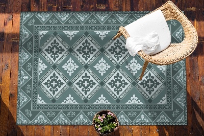 Tapete de exterior grandes Geometria e ornamentos