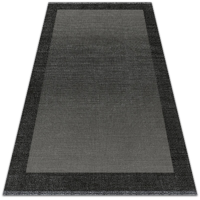 Carpete de exterior Moldura cinzenta