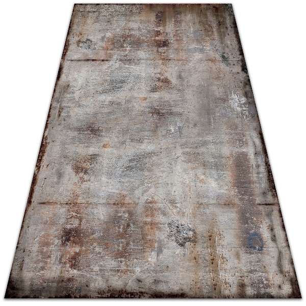 Carpete de exterior Chapa de metal ferrugenta