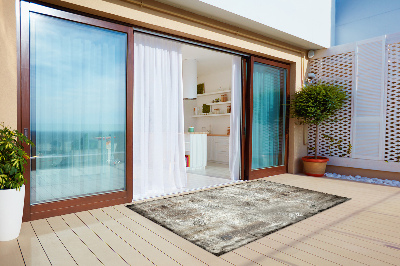 Tapete de exterior grandes Metal enferrujado