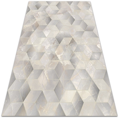 Tapete exterior Cubos 3D
