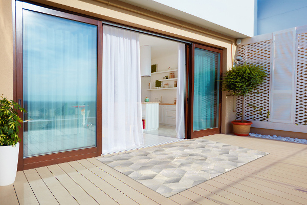 Tapete exterior Cubos 3D