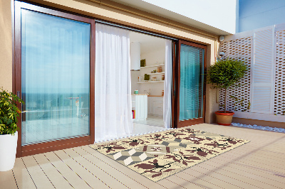 Carpete de exterior Azulejos de magnólia