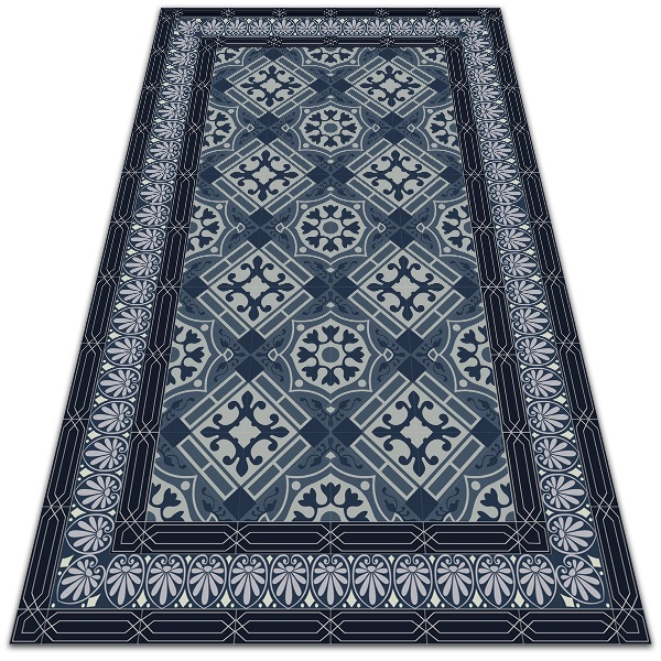 Tapete exterior Talavera azul-marinho