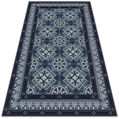 Tapete exterior Talavera azul-marinho