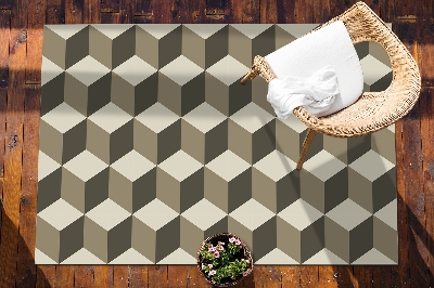 Tapete exterior Cubos