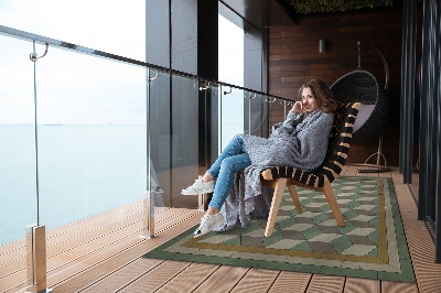 Carpete de exterior Blocos