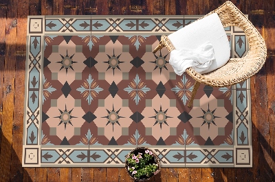 Tapete de exterior grandes Azulejos geométricos