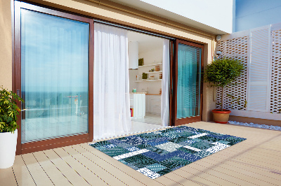 Tapete exterior Patchwork tropical