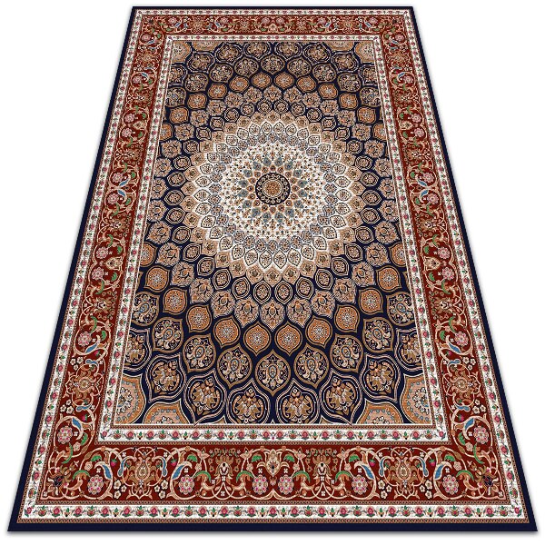 Carpete de exterior Mandala hipnótica