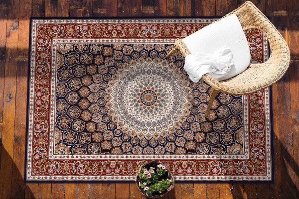 Carpete de exterior Mandala hipnótica
