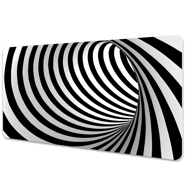 Base de secretária Redemoinho preto e branco