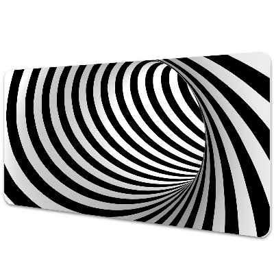 Base de secretária Redemoinho preto e branco
