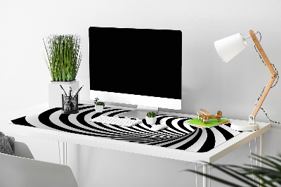 Base de secretária Redemoinho preto e branco