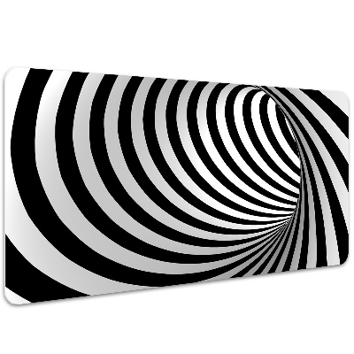 Base de secretária Redemoinho preto e branco