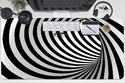 Base de secretária Redemoinho preto e branco