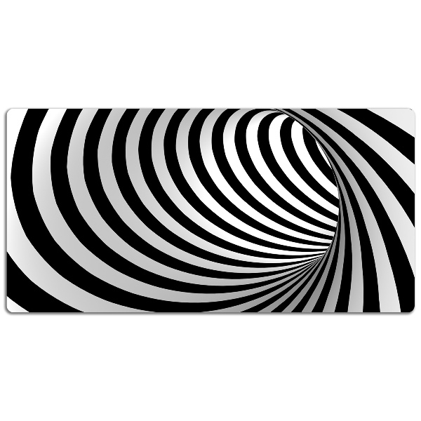 Base de secretária Redemoinho preto e branco