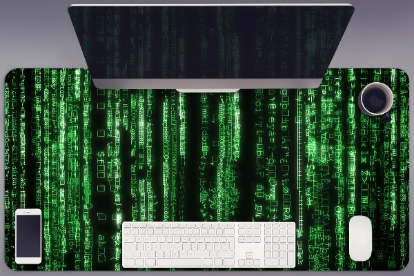 Base de secretária Marcas verdes