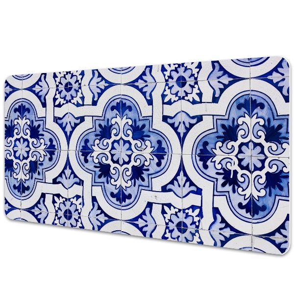Tapete de secretária Azulejos azuis