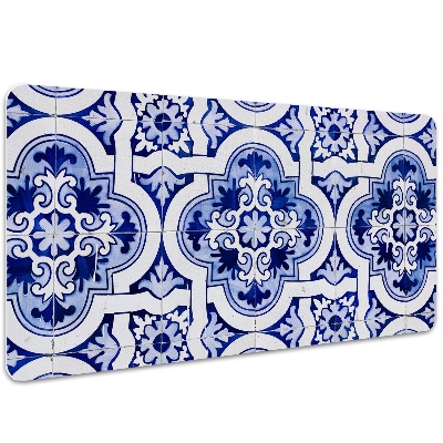 Tapete de secretária Azulejos azuis