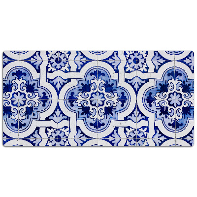 Tapete de secretária Azulejos azuis
